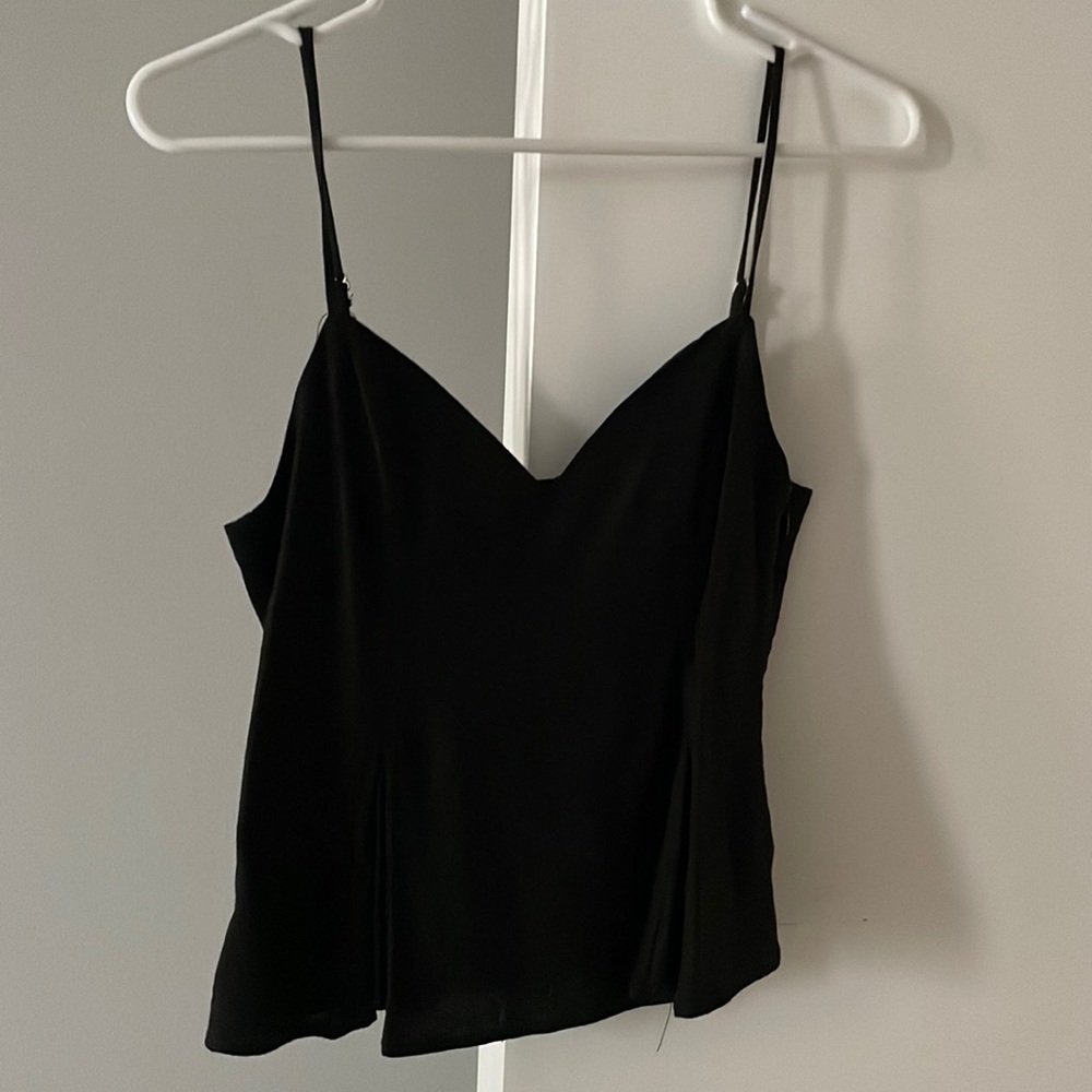 Zara pleated crop top